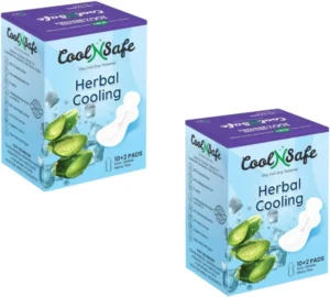 CoolNSafe All-Day Comfort Sanitary Pads XXXL(350MM) | Pack of 2